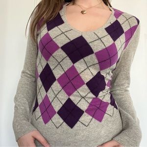 Cashmere Argylle Sweater